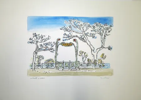 Офорт Tamburi - Metropolitana