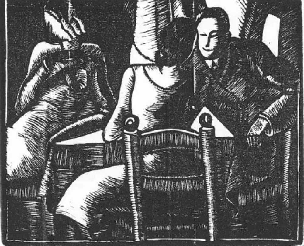 Гравюра На Дереве Tamburi - Orfeo Tamburi