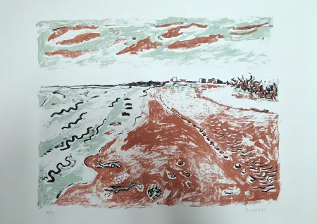 Литография Tamburi - Paesaggio