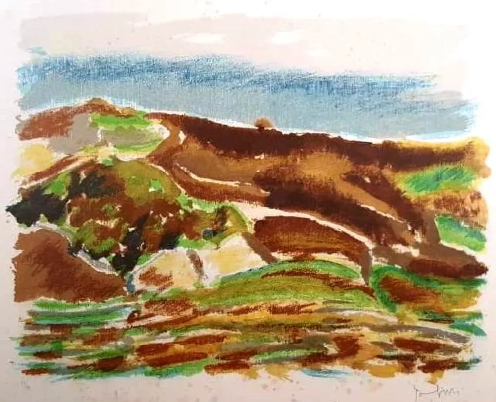 Литография Tamburi - UNTITLED