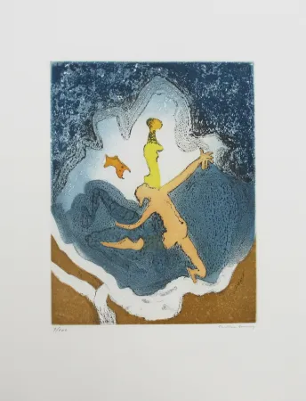 Офорт И Аквитанта Tanning - A la nage