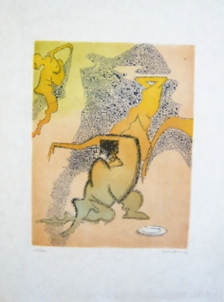 Офорт И Аквитанта Tanning - Composition 3