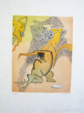 Офорт И Аквитанта Tanning - Composition 3