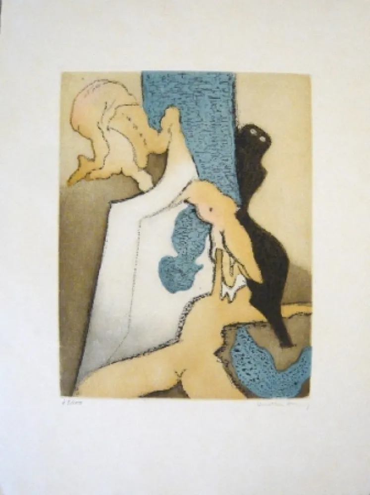 Офорт И Аквитанта Tanning - Composition 5