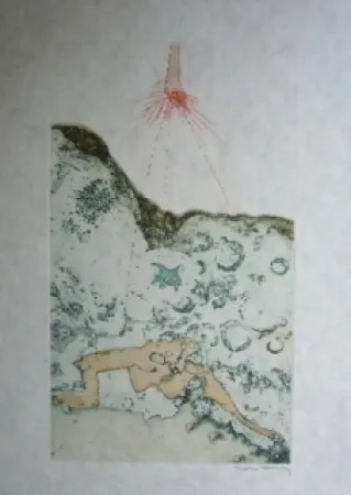 Акватинта Tanning - Sans titre