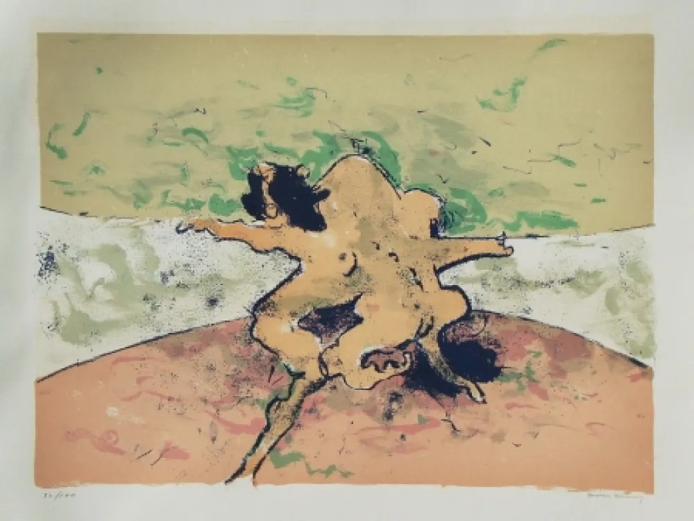 Литография Tanning - Trouble in paradise