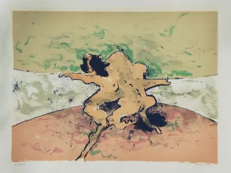 Литография Tanning - Trouble in paradise