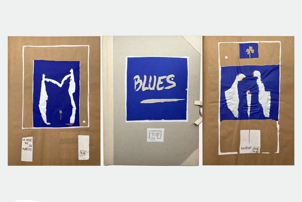 Иллюстрированная Книга Tanquerel - BLUES. 22 sérigraphies originales (album 1989)