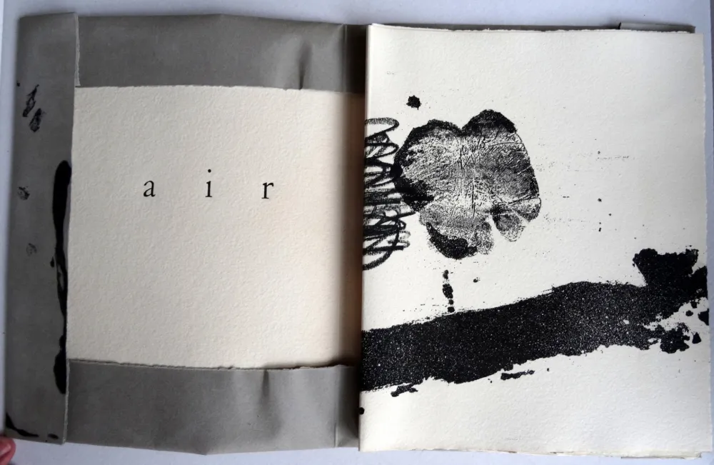 Иллюстрированная Книга Tàpies - Air - Tàpies André du Bouchet - Maeght