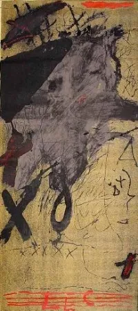 Сериграфия Tàpies - Als mestres de Catalunya