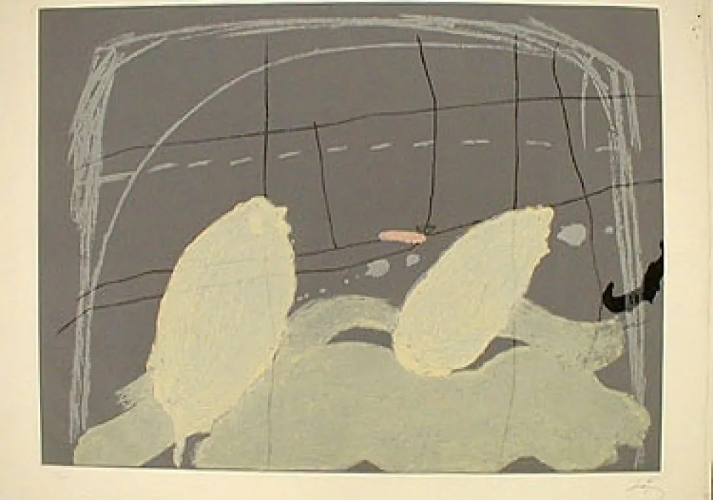 Офорт Tàpies - APARICIONS 5