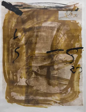 Литография Tàpies - Apparitions. Aus «Variations, 1984.