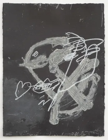 Карборунд Tàpies - Blanc sur noir