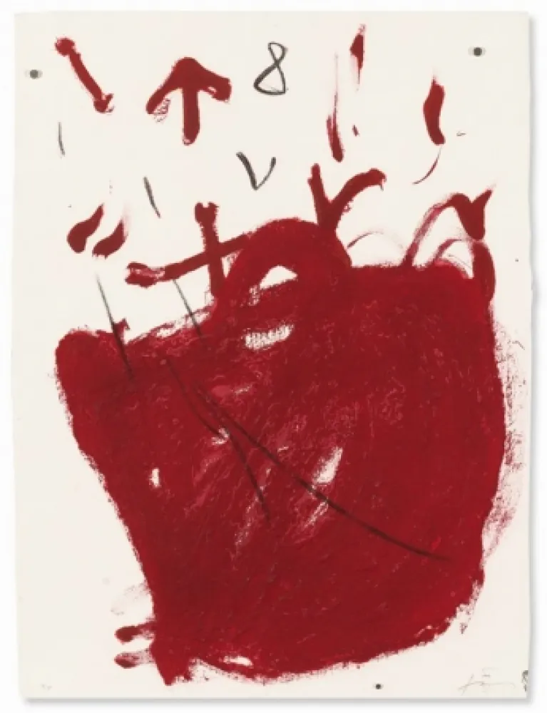 Офорт И Аквитанта Tàpies - Carmí 8