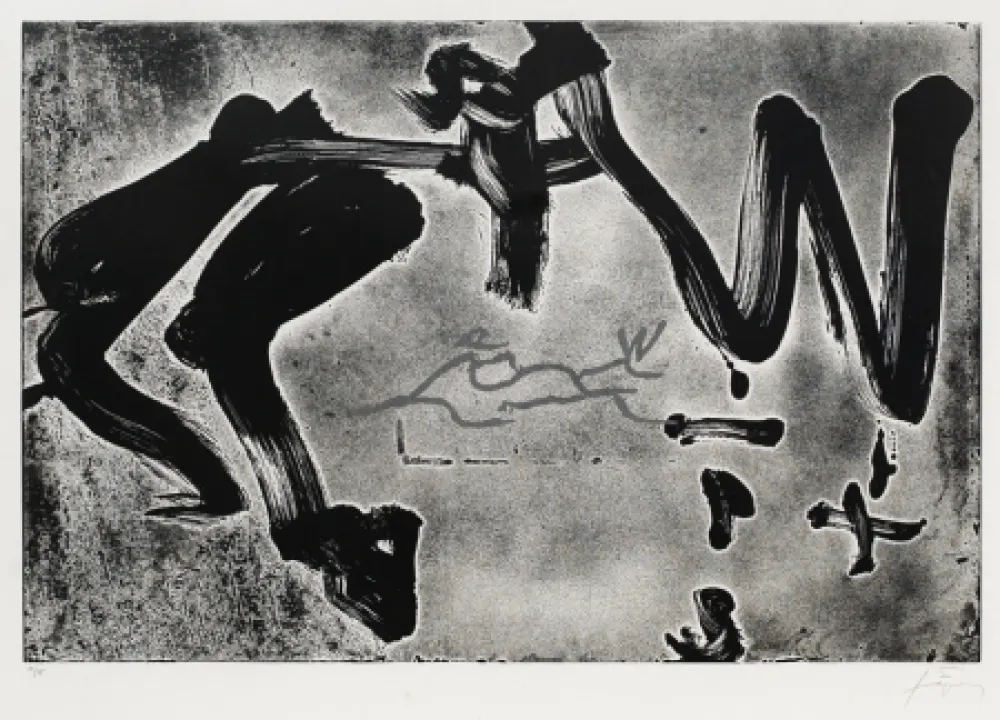 Гравюра Tàpies - Carrer de Wagner