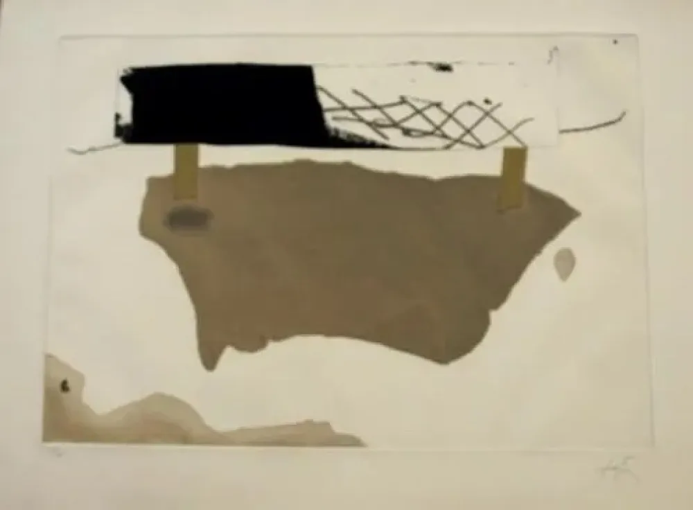 Офорт Tàpies - Cartró