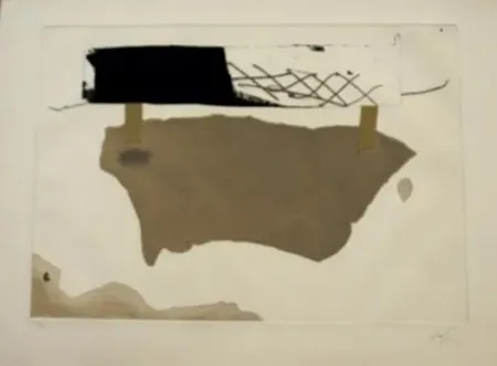 Офорт Tàpies - Cartró