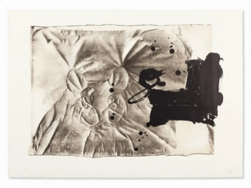 Литография Tàpies - Chaussure sur chaise