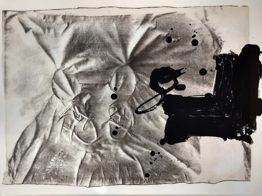 Литография Tàpies - Chaussures sur chaise, from 