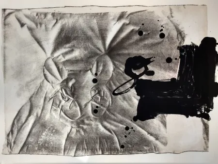 Литография Tàpies - Chaussures sur chaise, from 