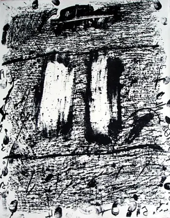 Литография Tàpies - Círculo De Piedra 1