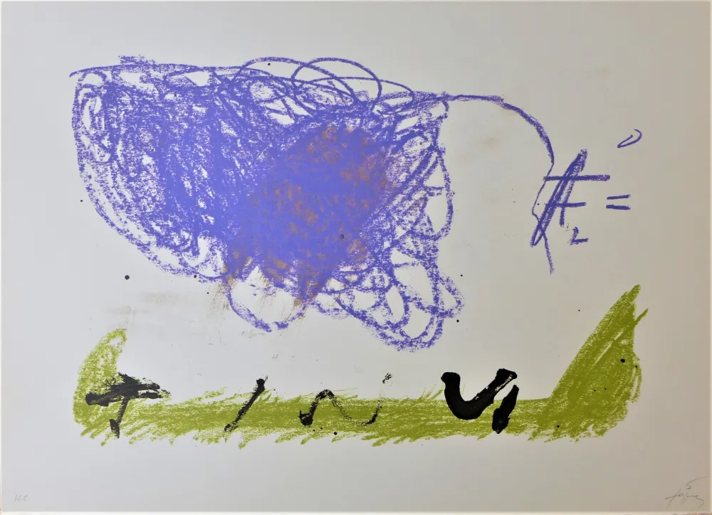 Литография Tàpies - Clau 16