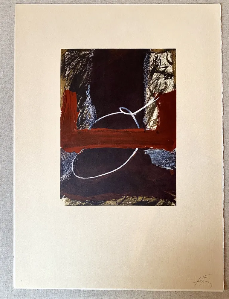 Литография Tàpies - Clau 7