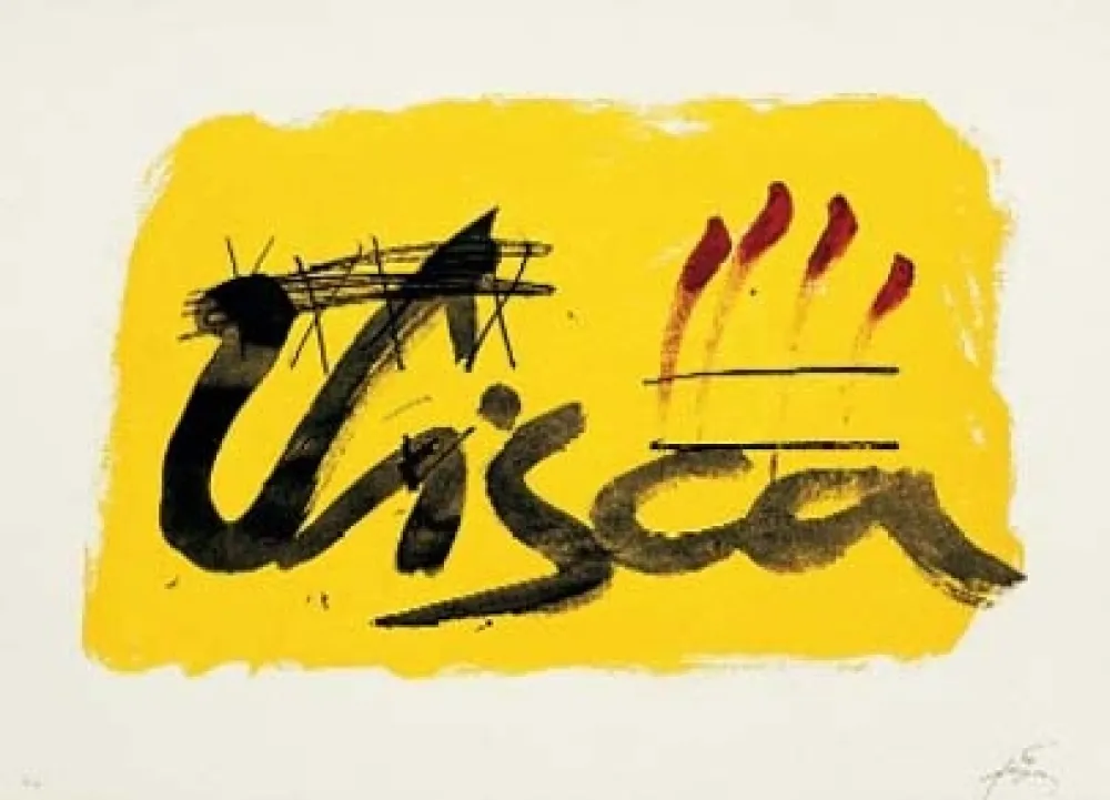 Литография Tàpies - Clau 8