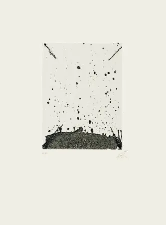 Литография Tàpies - Clau de foc 19