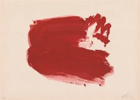 Литография Tàpies - Clau de foc 2