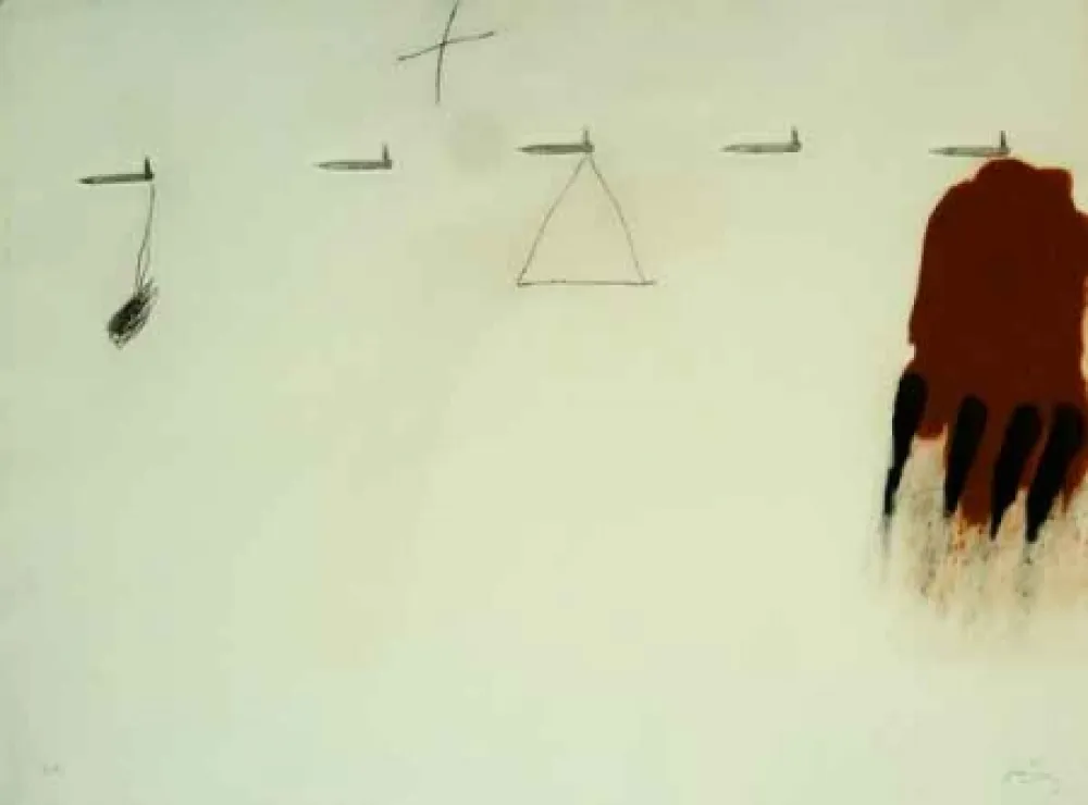 Офорт Tàpies - CLAUS I DITADES