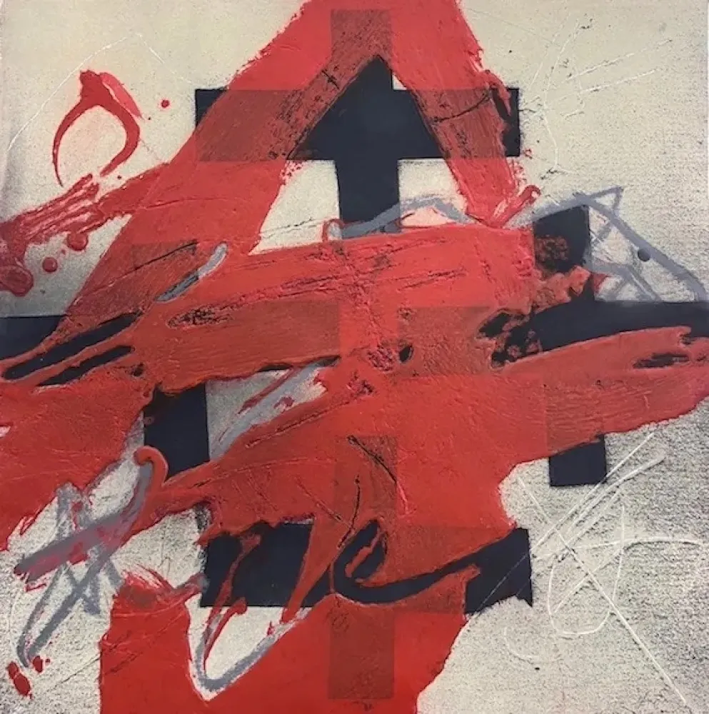 Офорт Tàpies - Cobertura de Roig