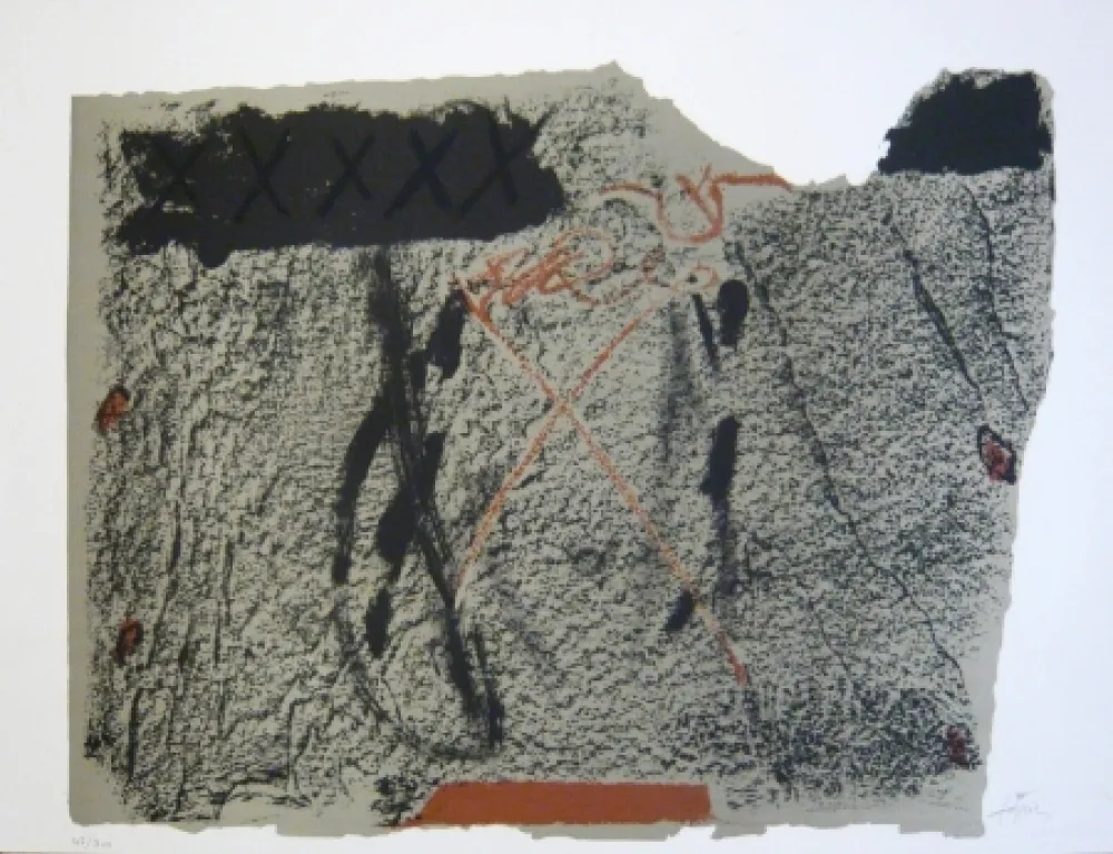 Литография Tàpies - Composition