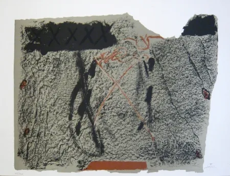 Литография Tàpies - Composition