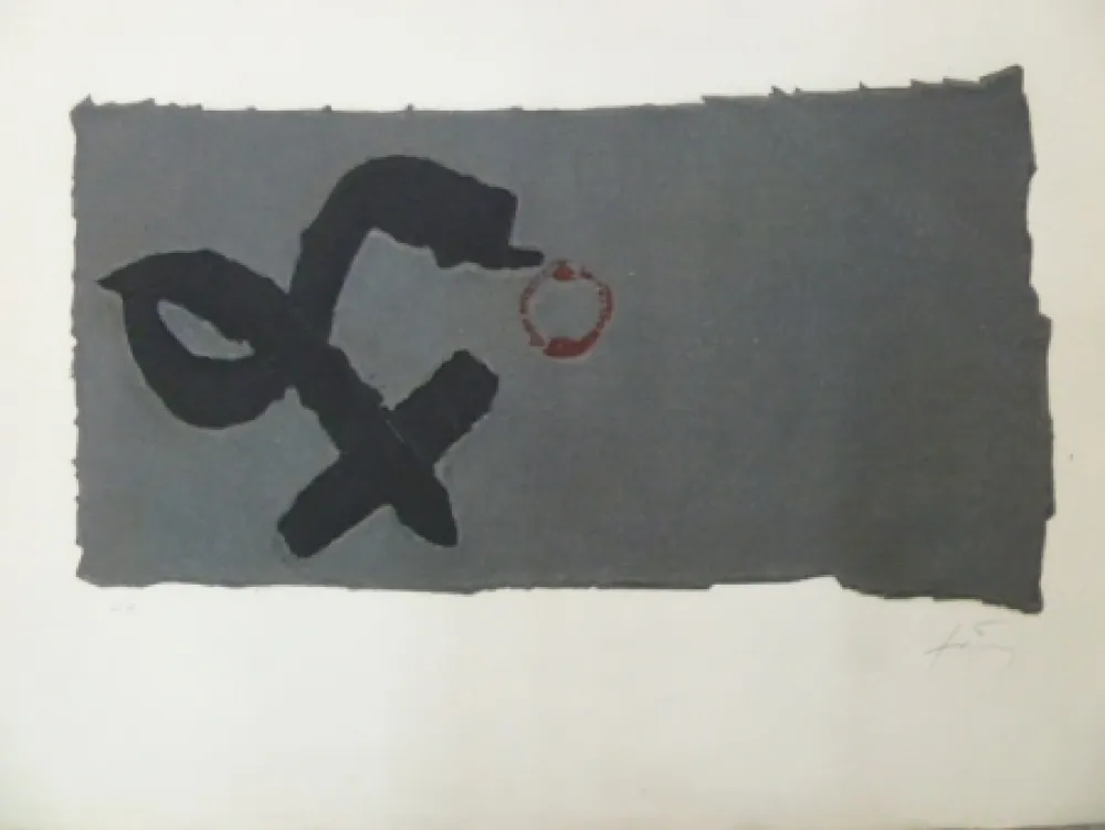 Офорт Tàpies - CREU DEFORMADA