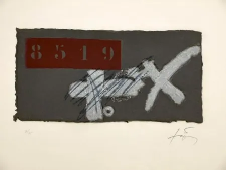 Офорт Tàpies - CREU I ICS