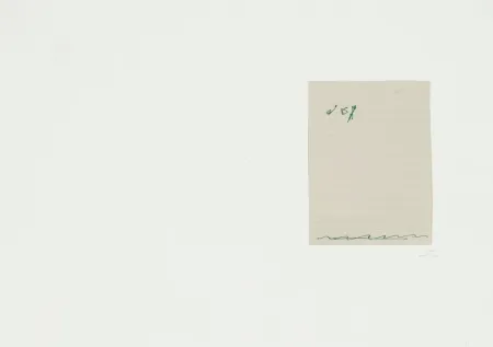 Литография Tàpies - El Pa A La Barca 2