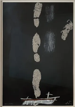 Офорт Tàpies - Empreintes de pas