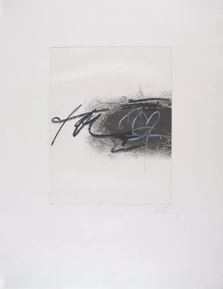 Офорт Tàpies - EQUATION II