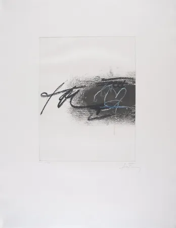Офорт Tàpies - EQUATION II