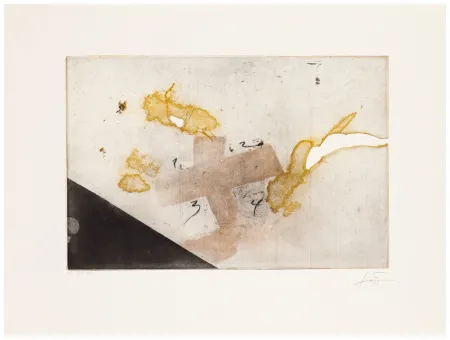 Гравюра Tàpies - Equation Series Plate 3