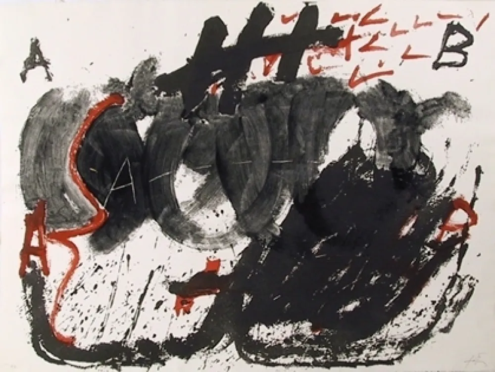 Офорт Tàpies - Espiral