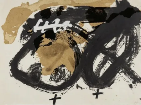 Офорт Tàpies - Formes i vernis