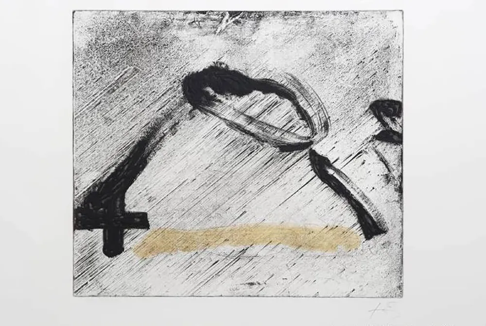 Многоэкземплярное Произведение Tàpies - Glissement 1