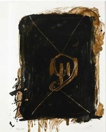 Литография Tàpies - Jean Cassou: vingt-deux poèms