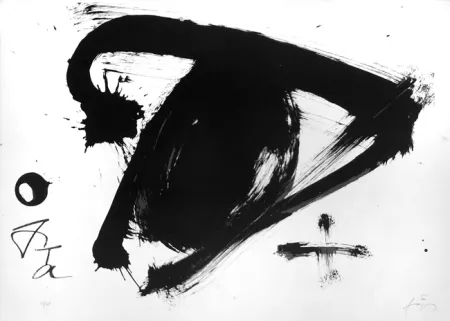 Литография Tàpies - JO  BARCELONA 