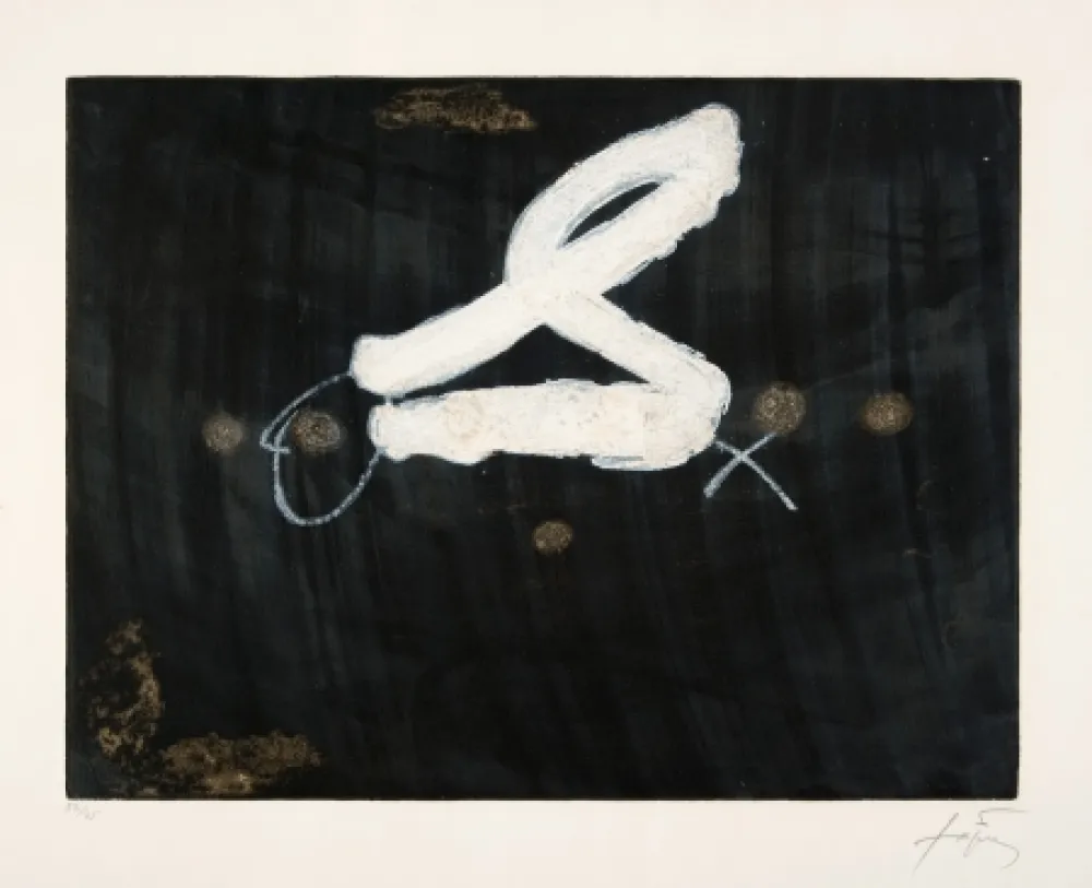 Офорт Tàpies - La S
