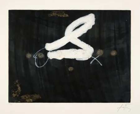 Офорт Tàpies - La S