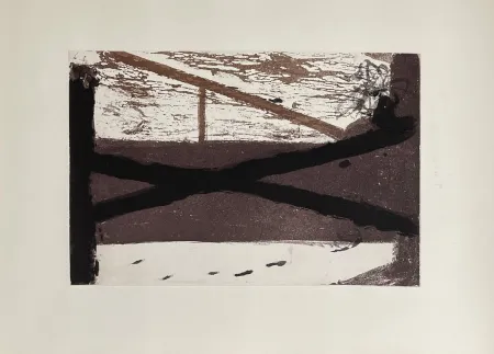 Гравюра Tàpies - Le lit