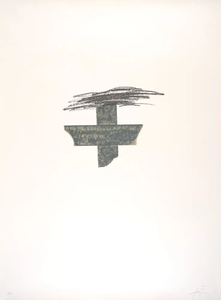 Литография Tàpies - Llambrec 1